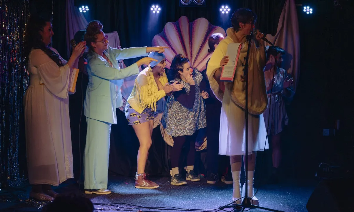 Ruthie clown cabaret performance